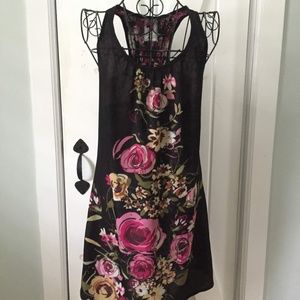 Reversible Black Floral Dress by Freelance